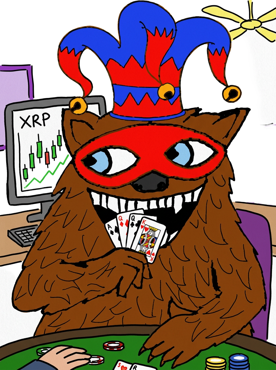 Bear reading XRP charts