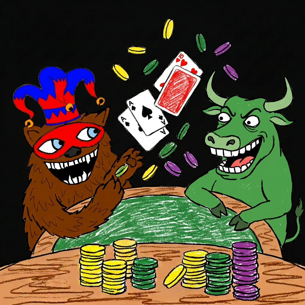 Bear vs Bull heads-up poker
