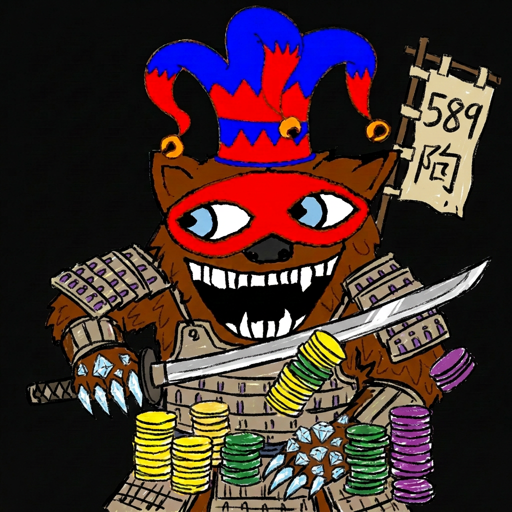 Bearable samurai warrior