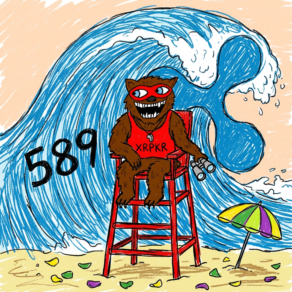 Lifeguard bear rescuing a pot